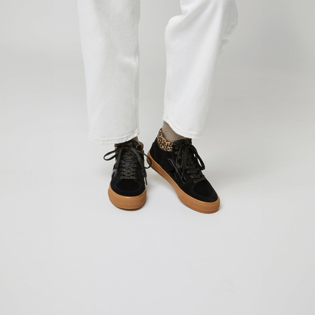 Tennis Noires Walnut Mid - Femme