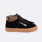 Tennis Noires Walnut Mid - Femme