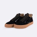 Tennis Noires Walnut Mid - Femme