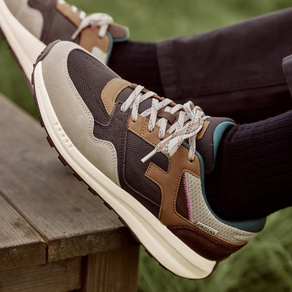 Runnings Marron & Beige Foncé Limwood - Mixte