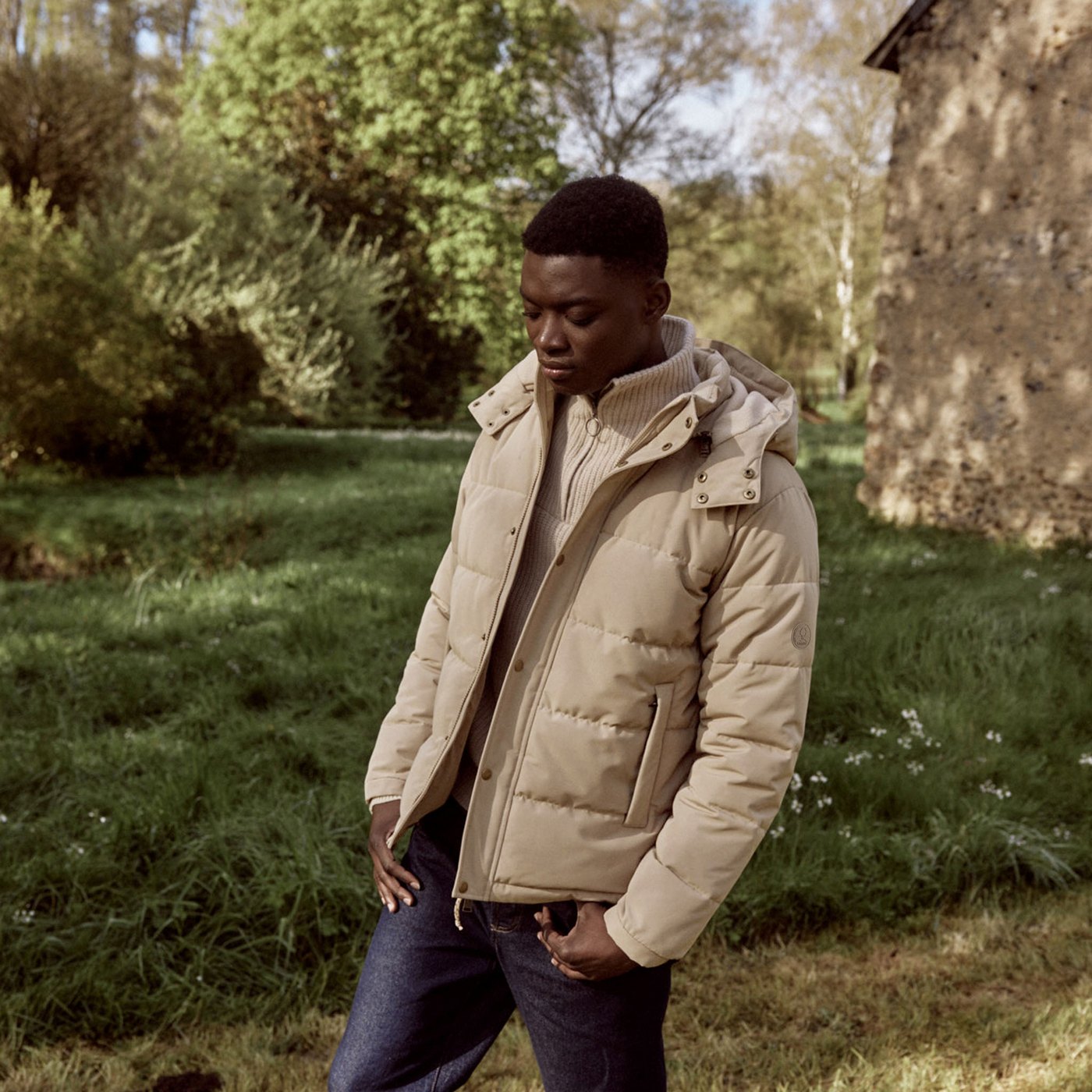 Doudoune Beige Clair Neuillay - Homme