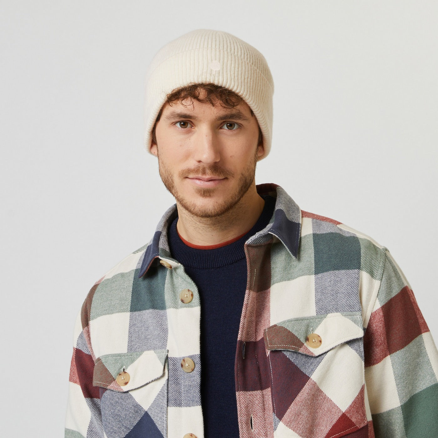 Bonnet Écru Beany - Homme
