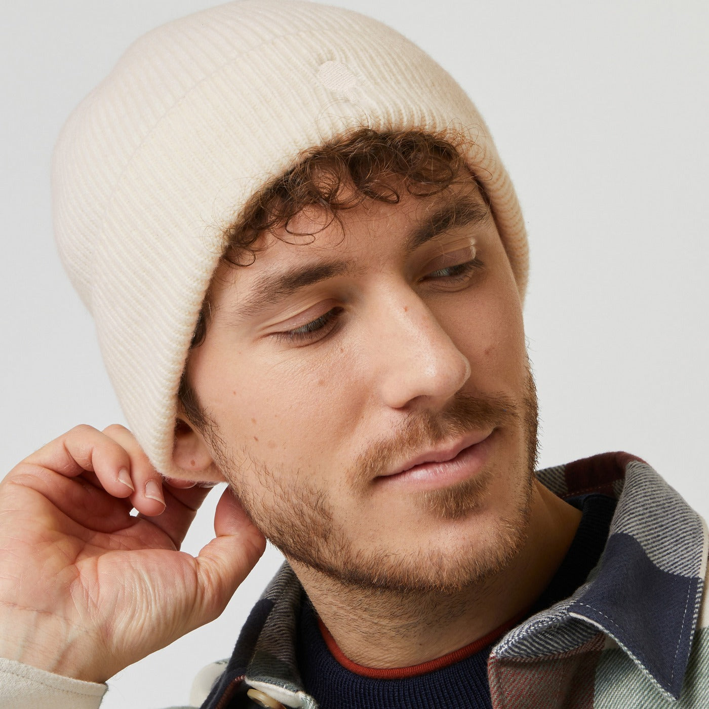 Bonnet Écru Beany - Homme
