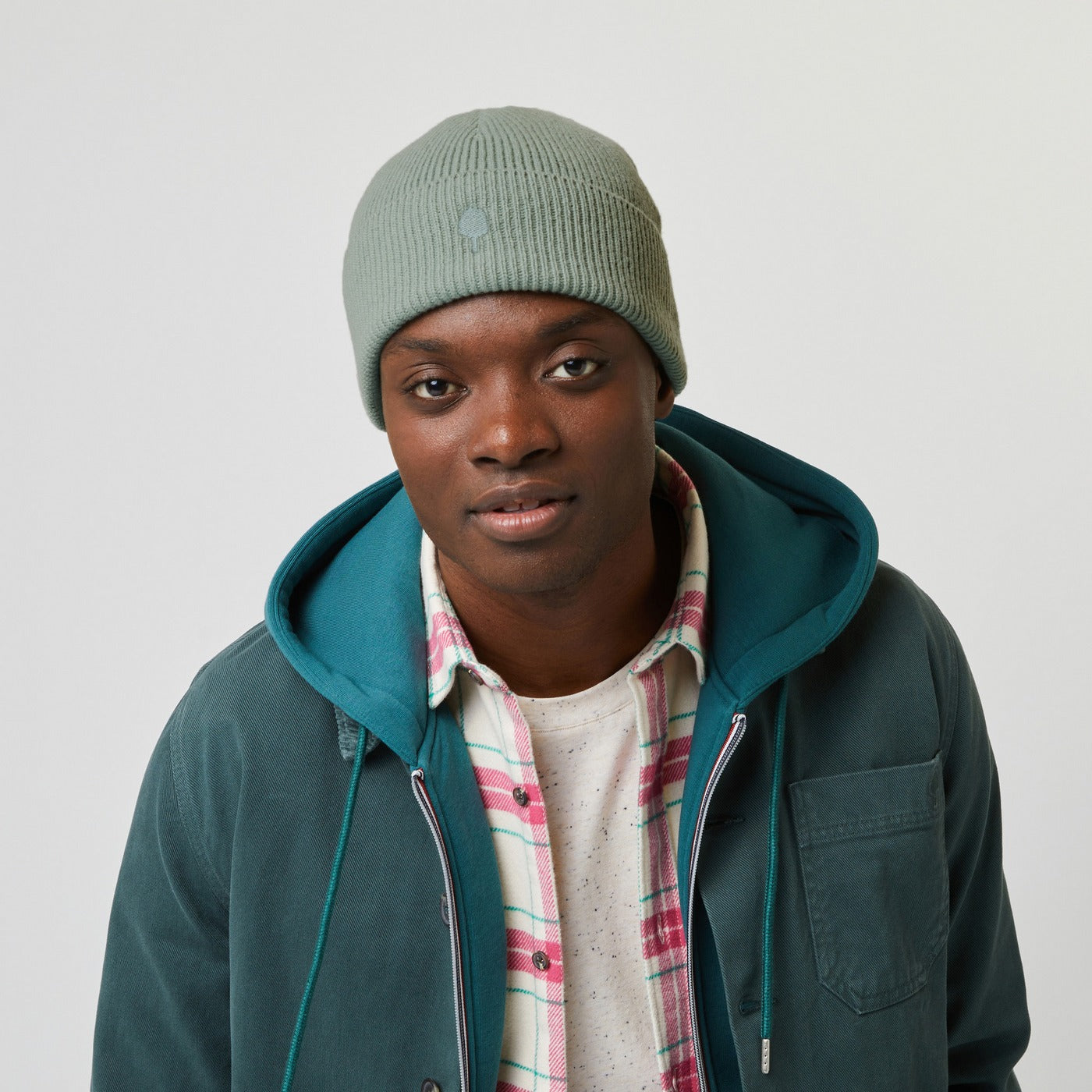 Bonnet Vert Beany - Homme
