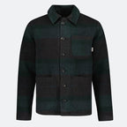 Veste Vert Foncé & Grise Lorge - Homme