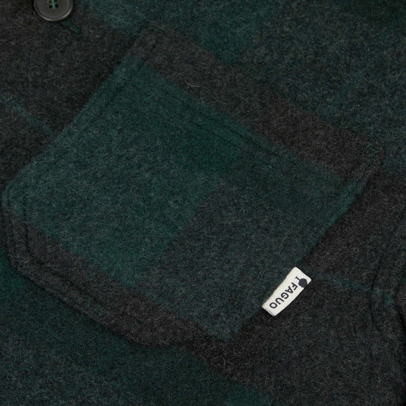 Veste Vert Foncé & Grise Lorge - Homme