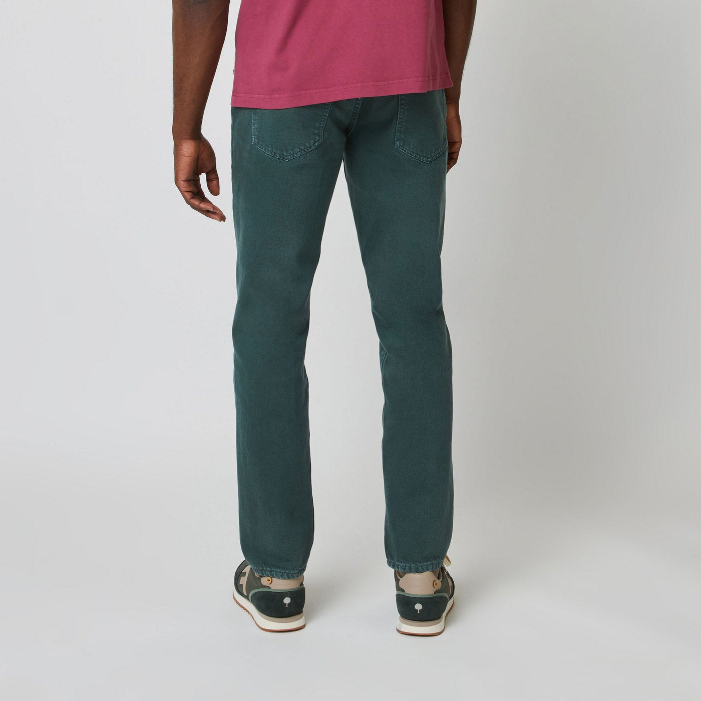 Jean Vert Denim Tapered - Homme