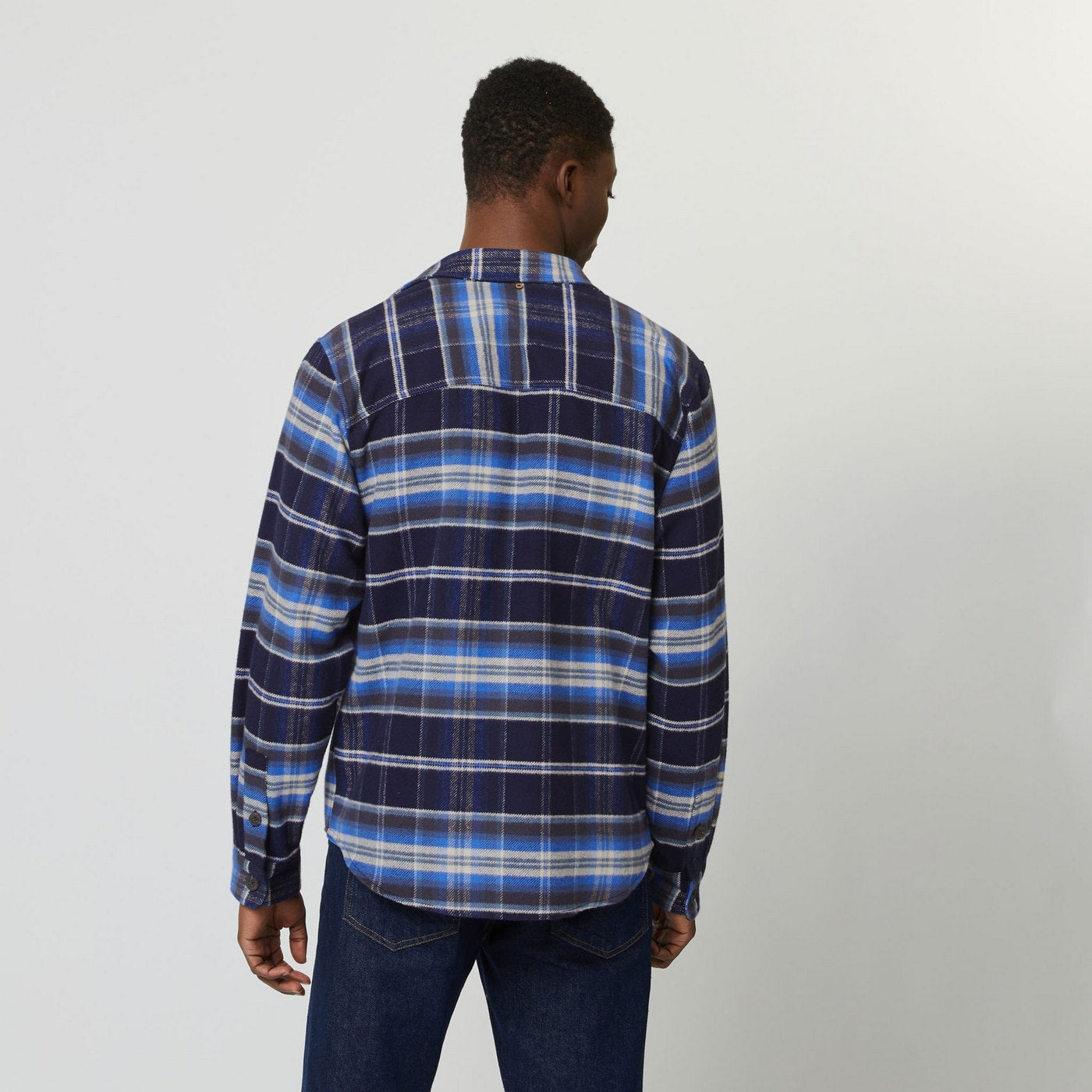Sur-Chemise Bleu Foncé & Blanche Flavigny - Homme