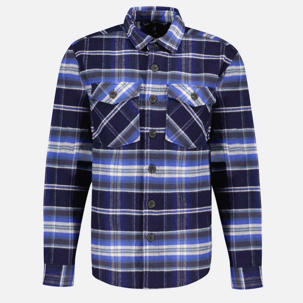 Sur-Chemise Bleu Foncé & Blanche Flavigny - Homme