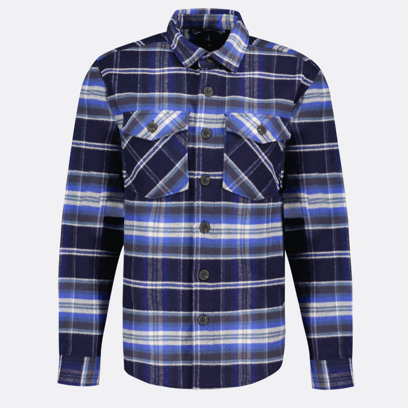 Sur-Chemise Bleu Foncé & Blanche Flavigny - Homme