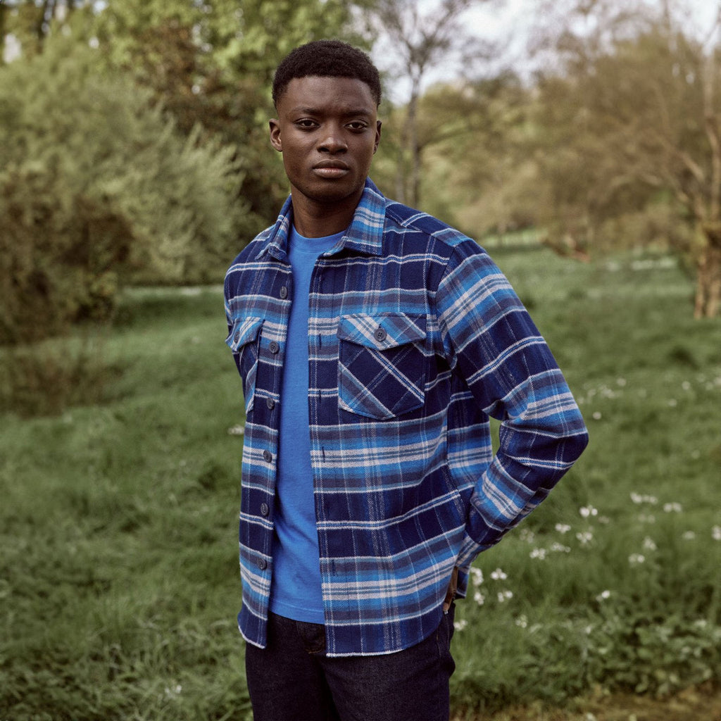 Sur-Chemise Bleu Foncé & Blanche Flavigny - Homme