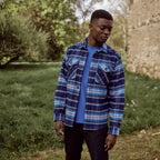 Sur-Chemise Bleu Foncé & Blanche Flavigny - Homme