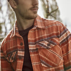 Sur-Chemise Brique & Écrue Flavigny - Homme