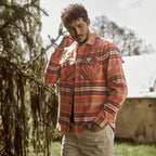 Sur-Chemise Brique & Écrue Flavigny - Homme