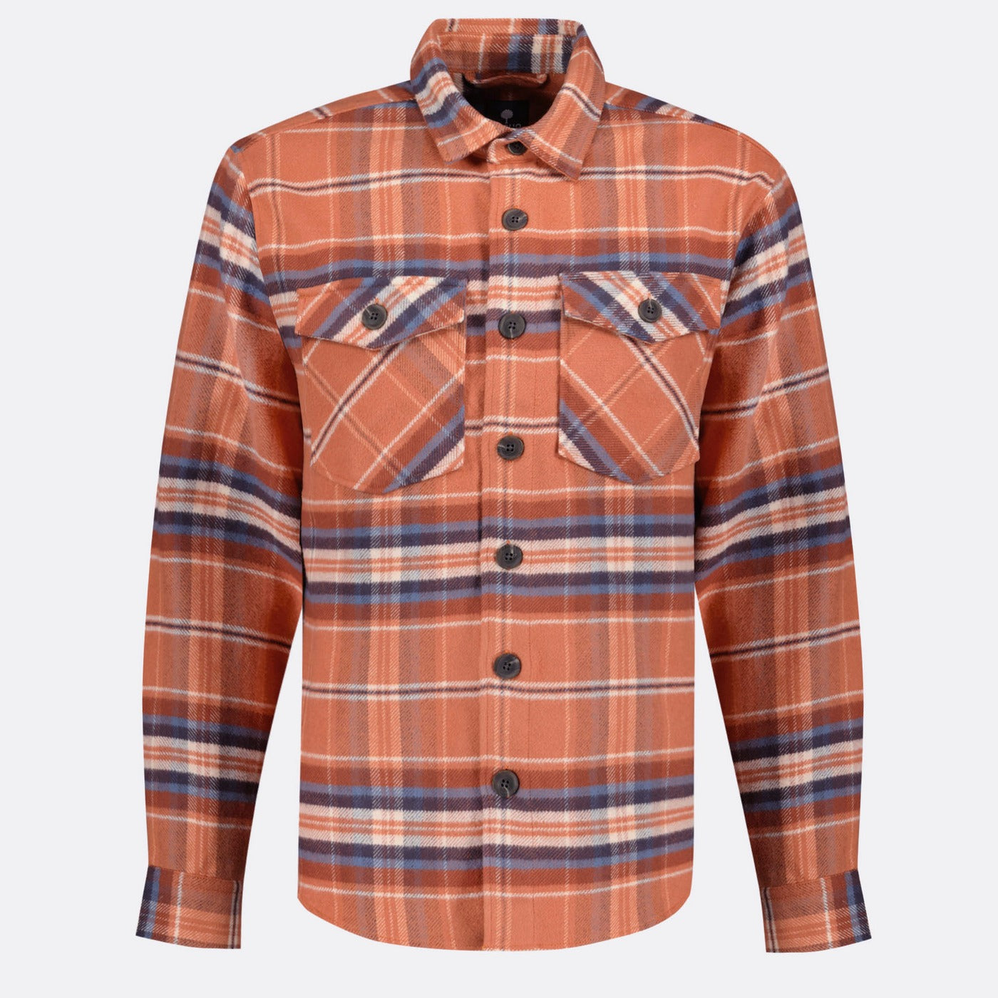 Sur-Chemise Brique & Écrue Flavigny - Homme