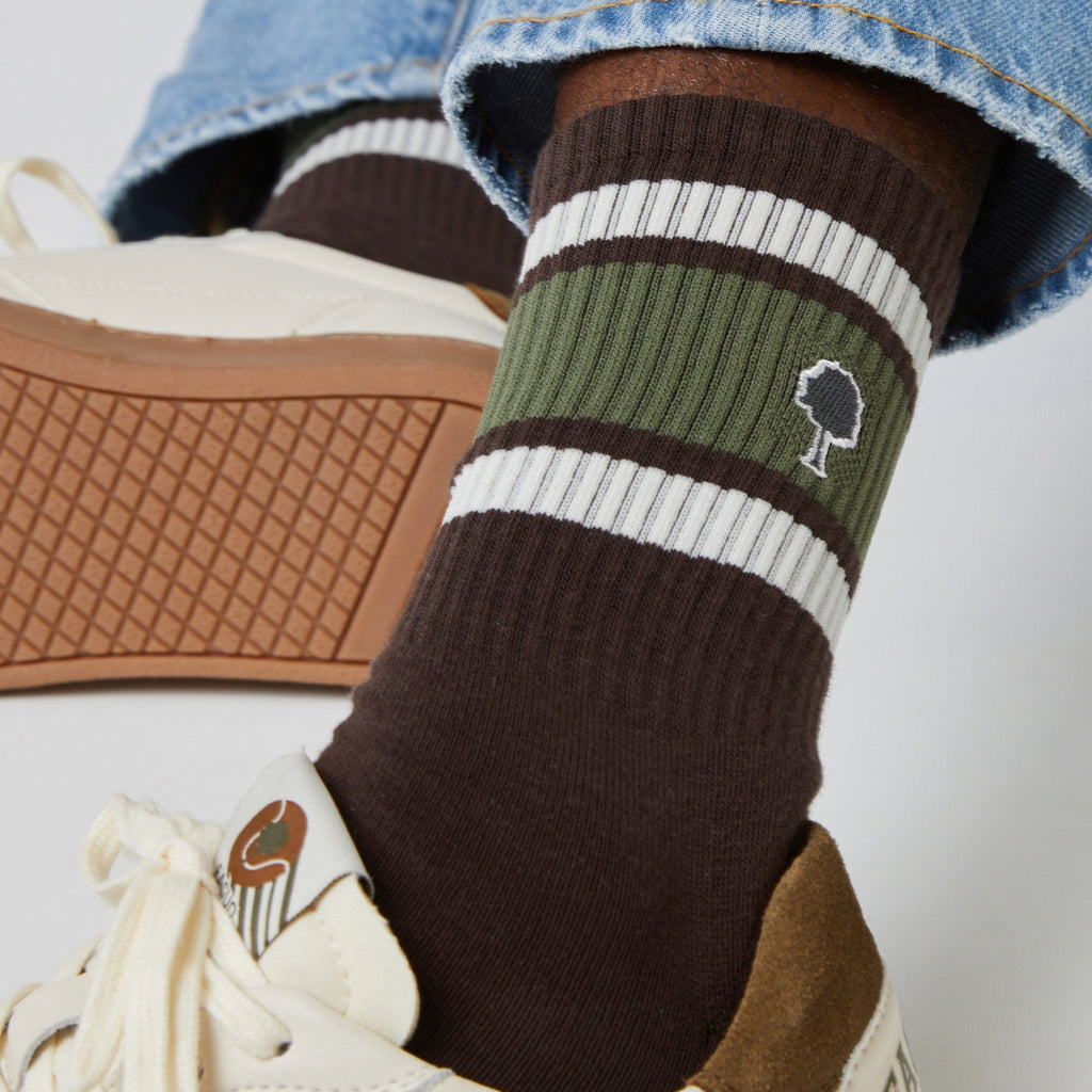 Chaussettes - Sport Socks X3 - Marron - Homme