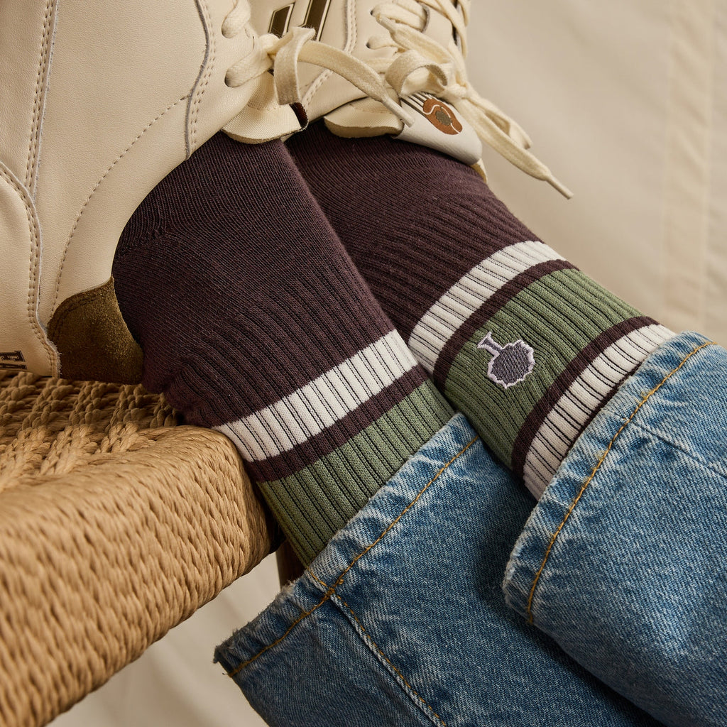 Chaussettes - Sport Socks X3 - Marron - Homme