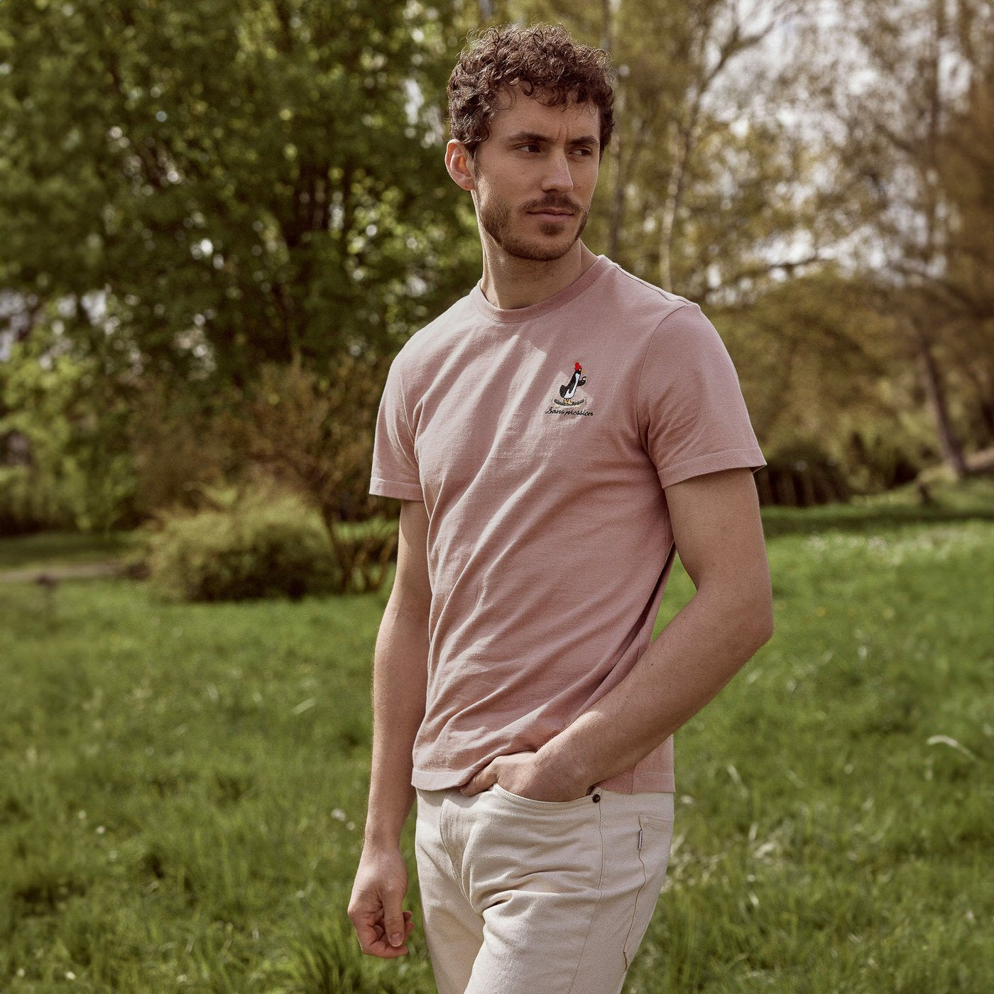 T-Shirt Mc - Arcy - Rose - Homme