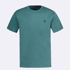 T-Shirt Vert Clair Chiné Lugny - Homme
