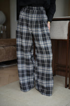 Pantalon À Carreaux Lola - Noir