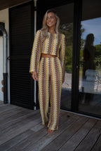 Blouse Brodée Yolande - Jaune