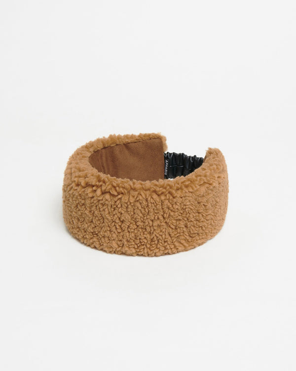 Bandeau Eleni Bouclette Headband Hazelnut
