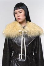 Manteau Col Eliza Panna Cotta