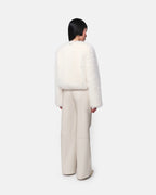 Manteau Court Uma Blanc