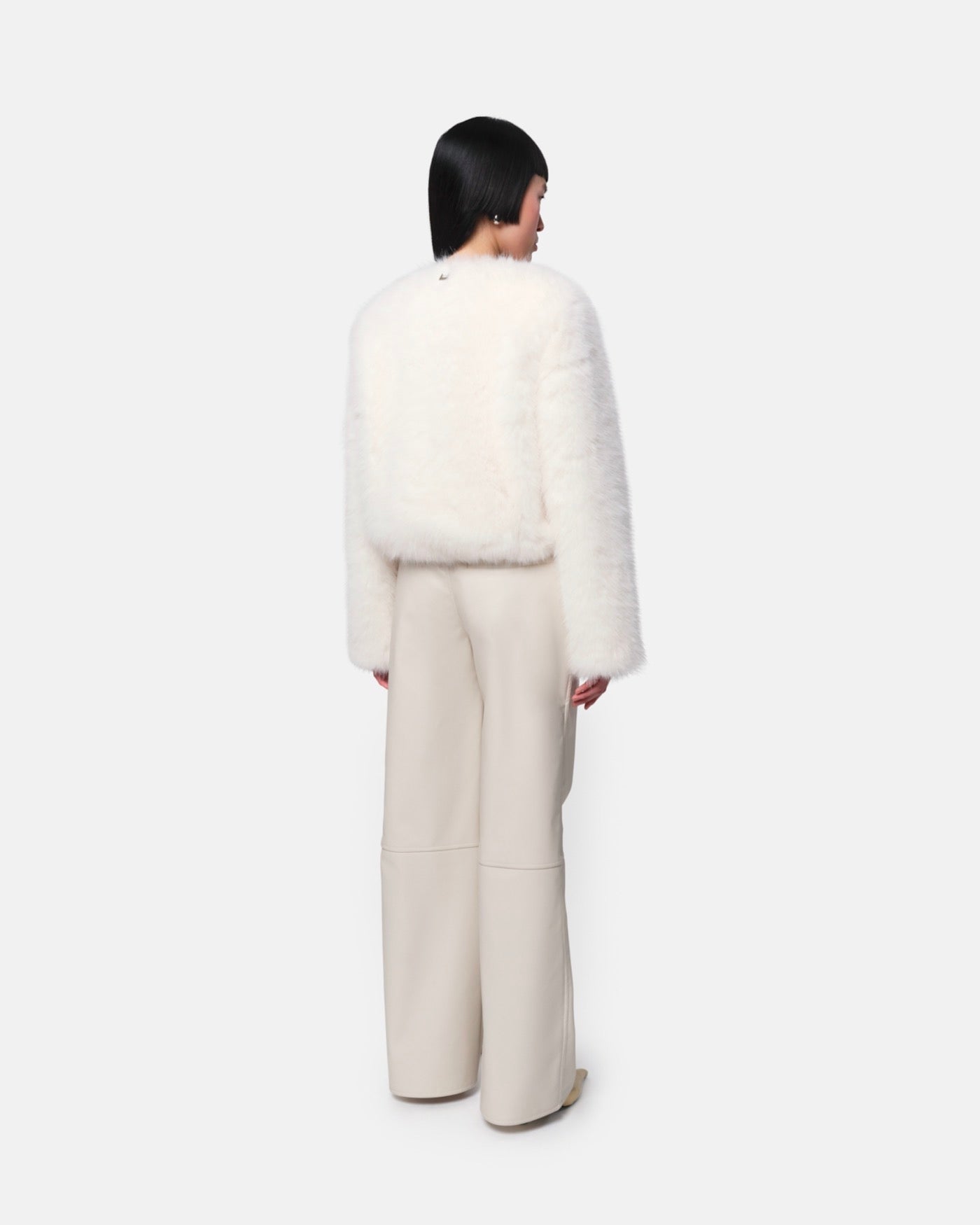 Manteau Court Uma Blanc