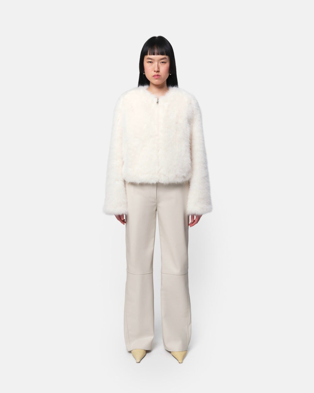 Manteau Court Uma Blanc