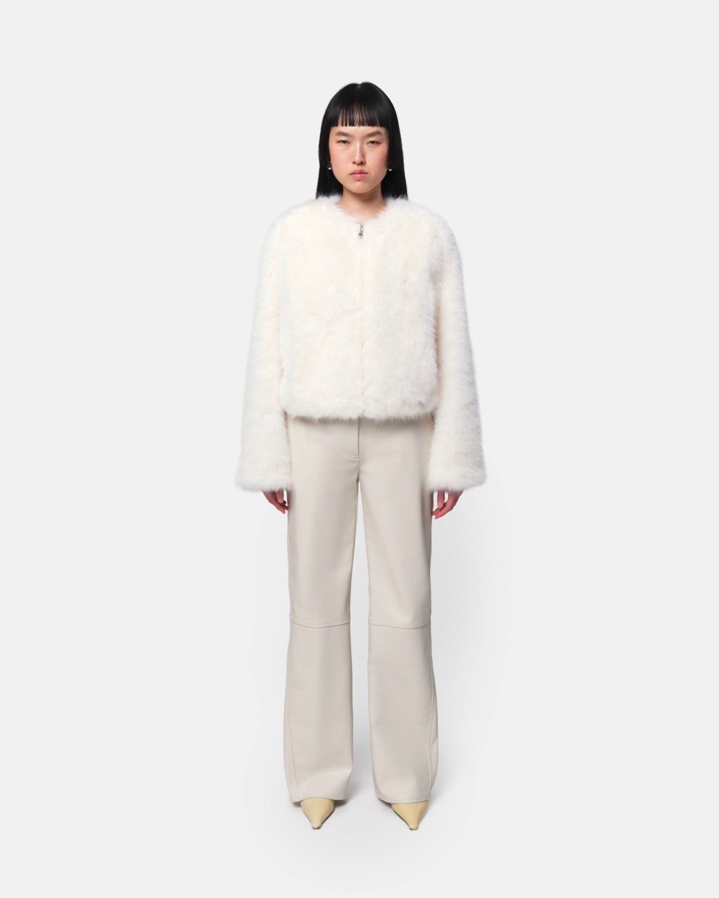 Manteau Court Uma Blanc