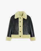 Manteau Court Réversible Charlie Pistache
