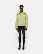 Manteau Court Réversible Charlie Pistache