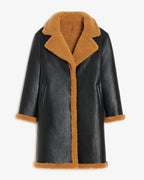 Manteau Réversible Anei Noisette