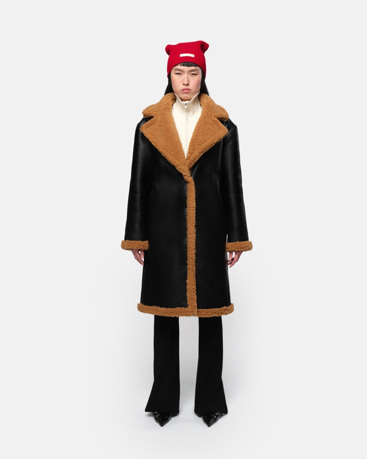 Manteau Réversible Anei Noisette