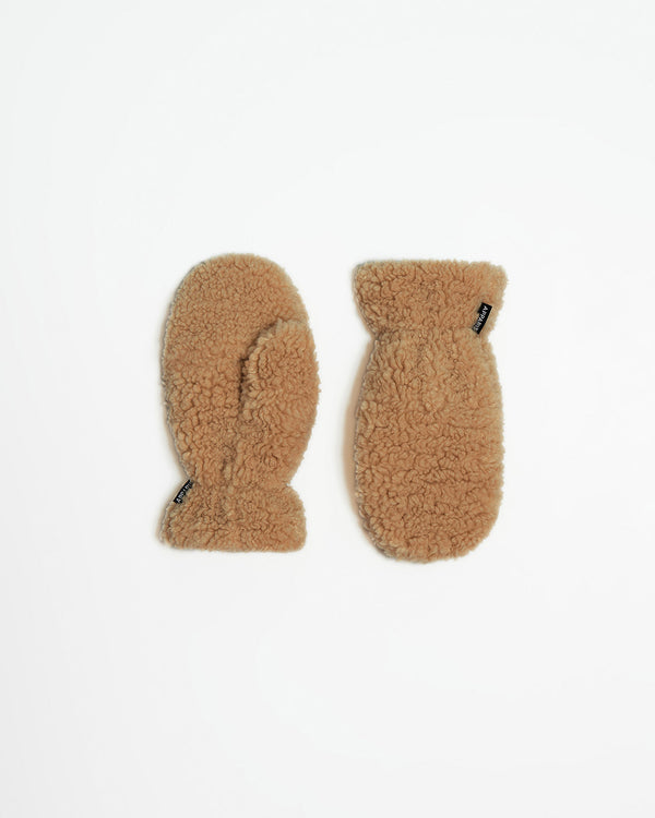 Coco Bouclette Gloves Hazelnut