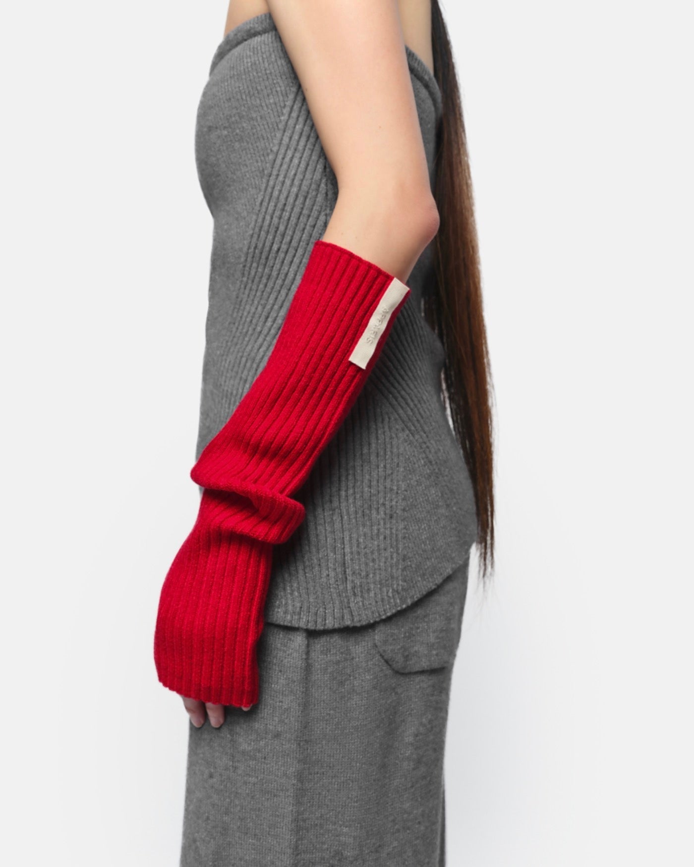 Cynda Arm Warmers Rouge