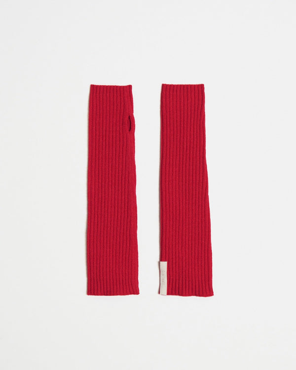 Cynda Arm Warmers Rouge