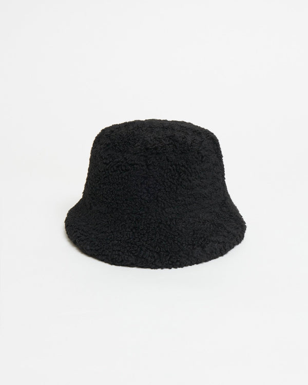 Bob  Amara Bouclette Bucket Hat Noir