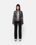 Veste Moto Usée Casey Ardoise