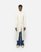 Cardigan Long Ceinturé Alessi Crème