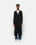 Cardigan Long Ceinturé Alessi Noir