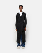 Cardigan Long Ceinturé Alessi Noir