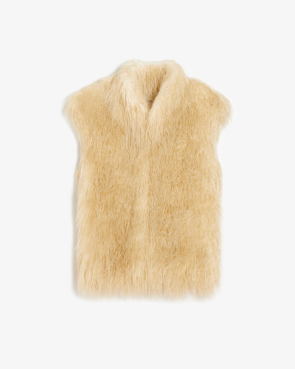 Gilet Fausse Fourrure Mongole Laila Panna Cotta