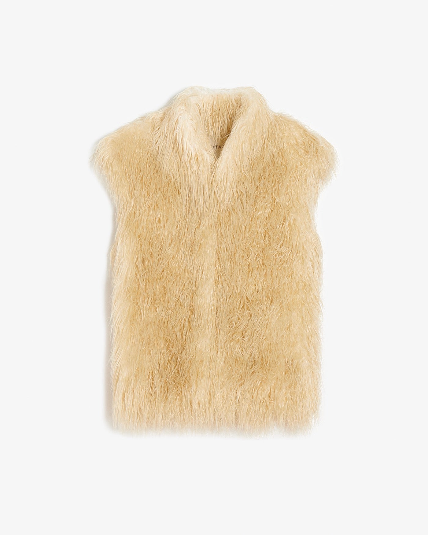 Gilet Fausse Fourrure Mongole Laila Panna Cotta