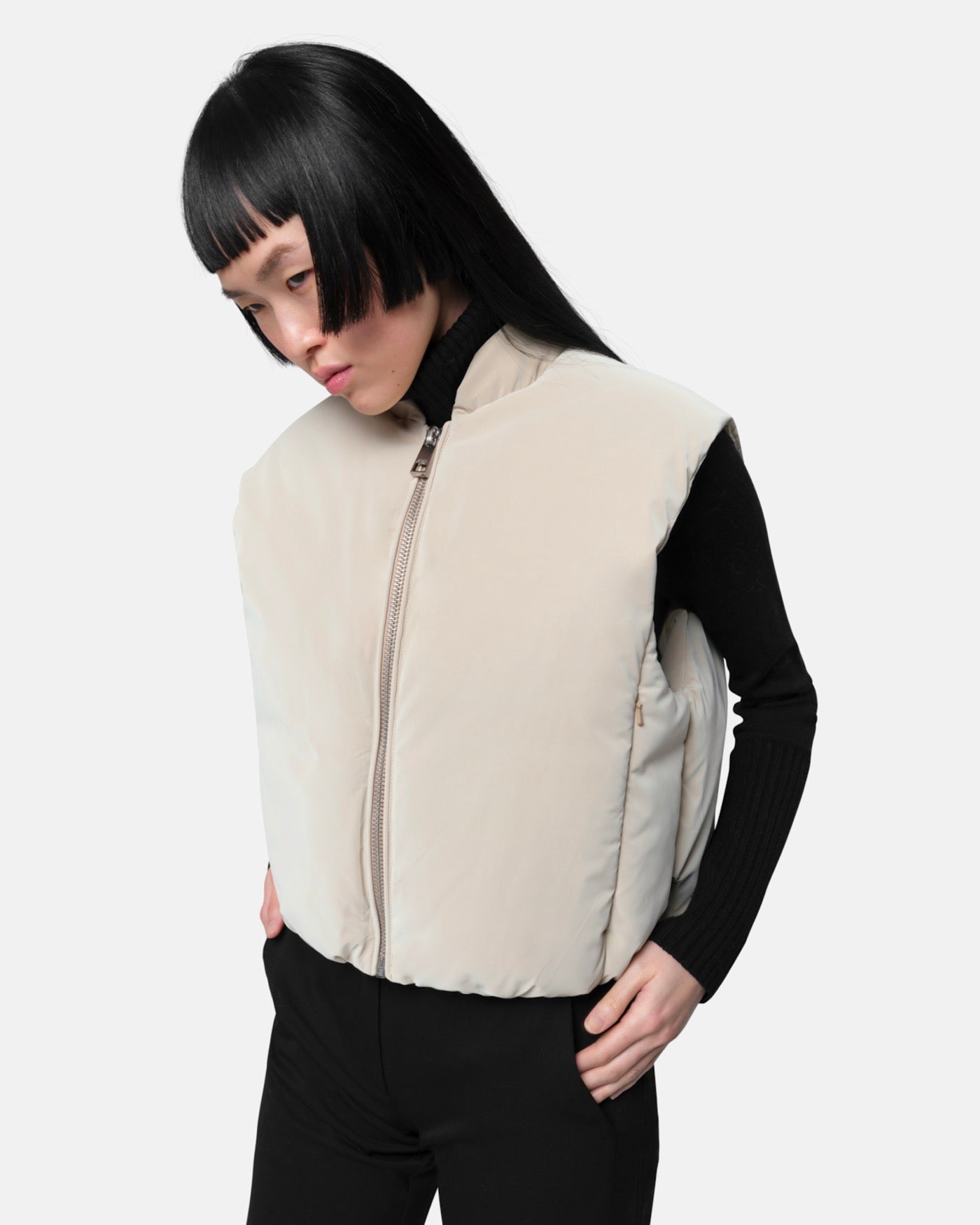 Gilet Matelassé Phoenix Latte