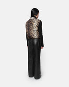 Gilet Matelassé Léopard Phoenix