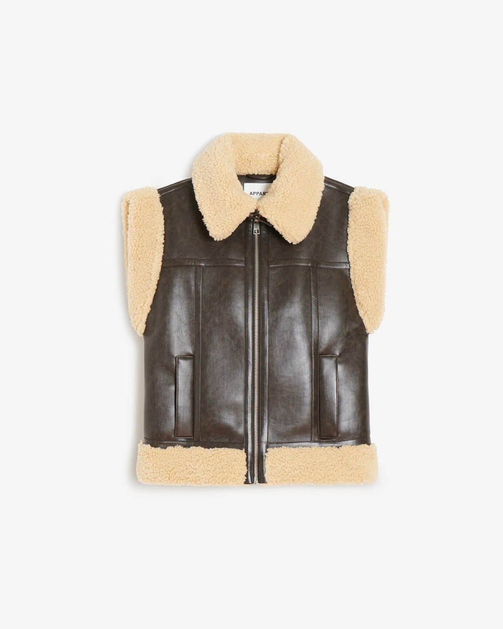 Gilet Contrecollé Gaia Java, Sable