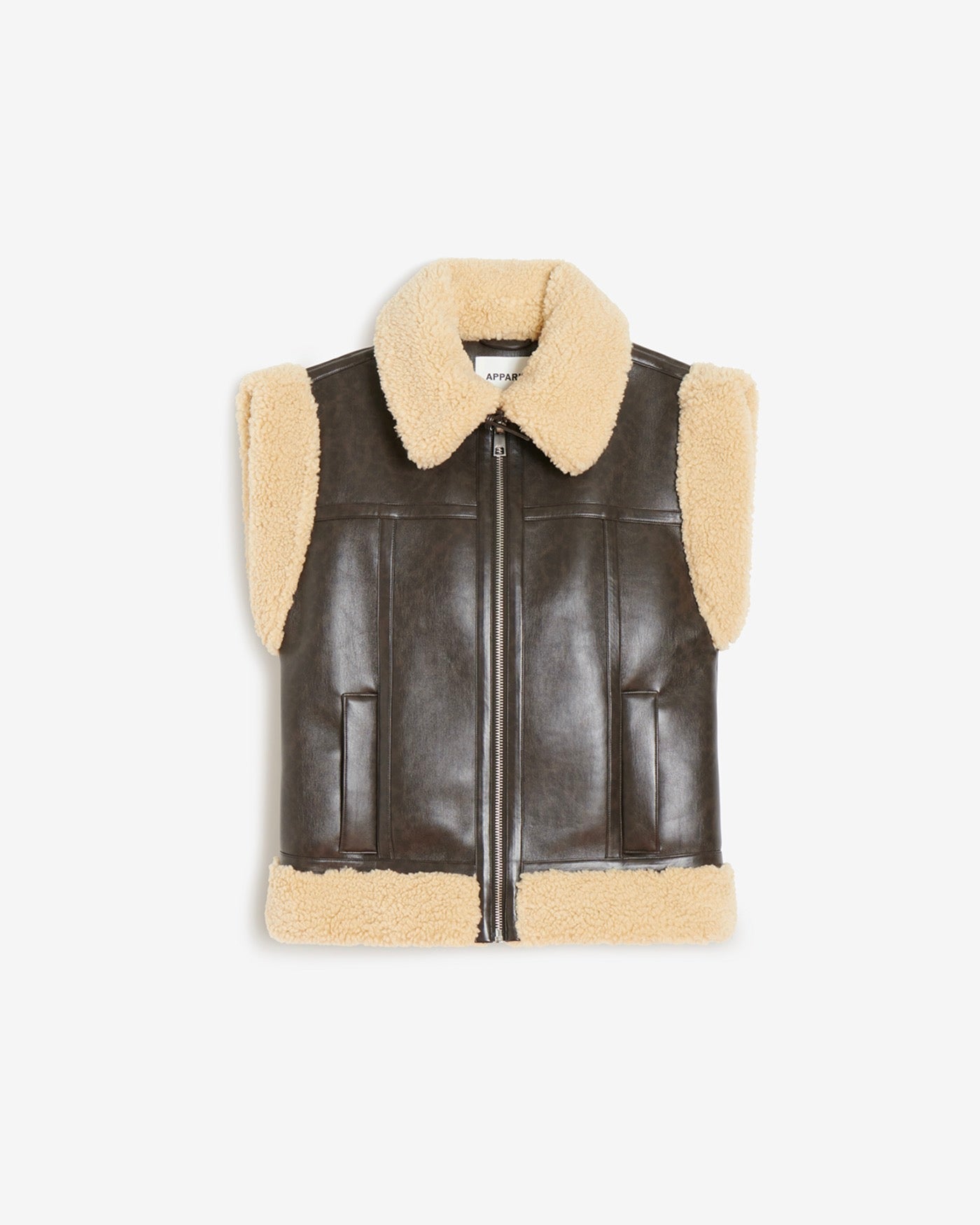 Gilet Contrecollé Gaia Java, Sable
