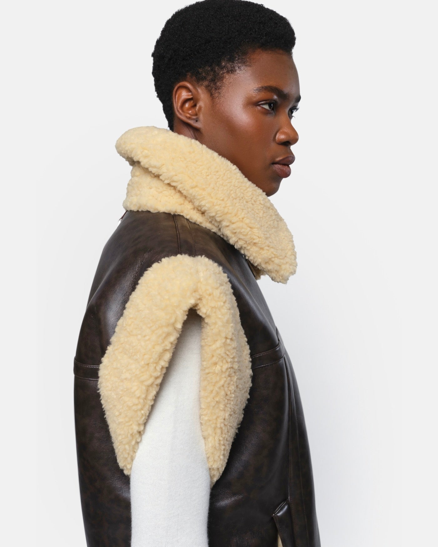 Gilet Contrecollé Gaia Java, Sable